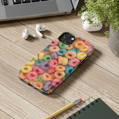 Morning Cereal Loops Phone Case