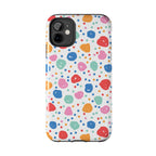 Seamless Hand Drawn Polka Phone Case (Apple & Android)
