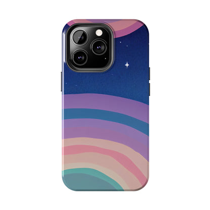 Midnight Rainbows Phone Case