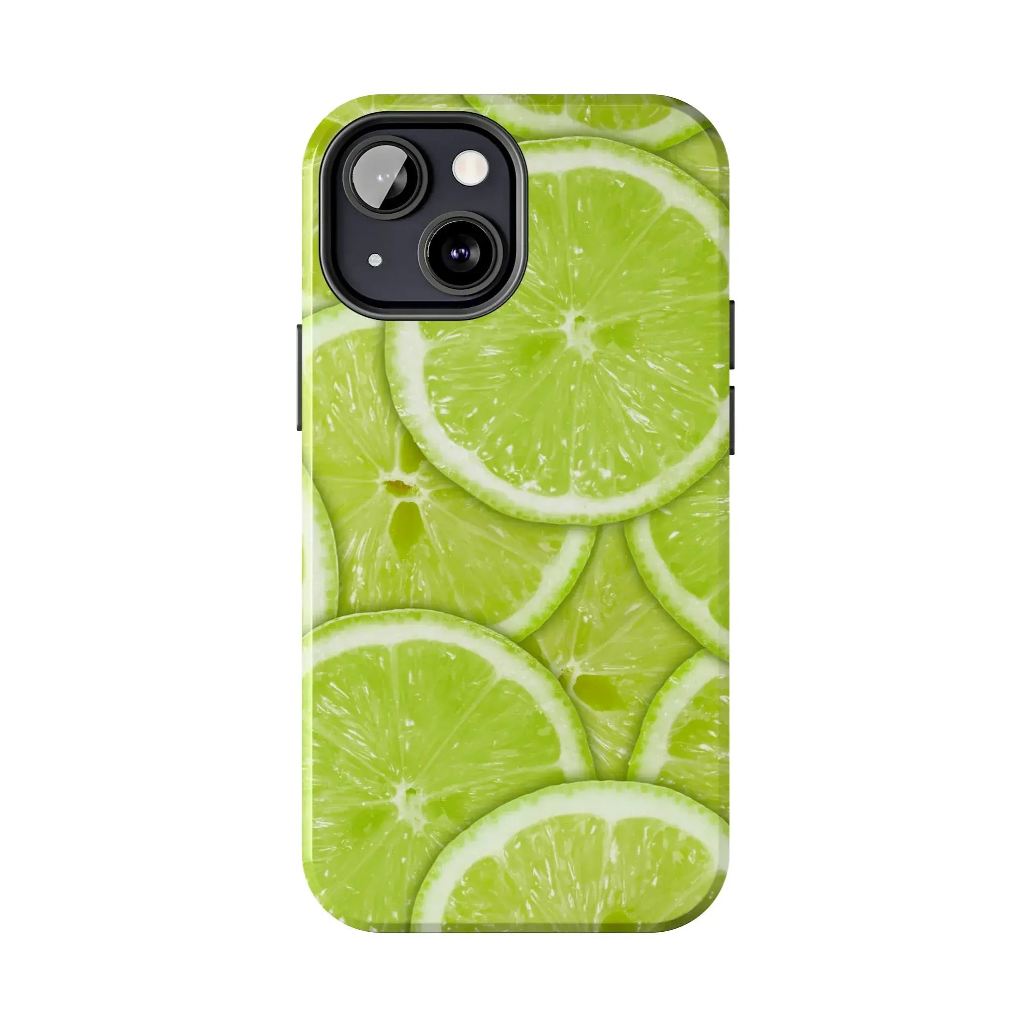 Green Citrus Lime Phone Case (Apple & Android) - Pink Sweetheart