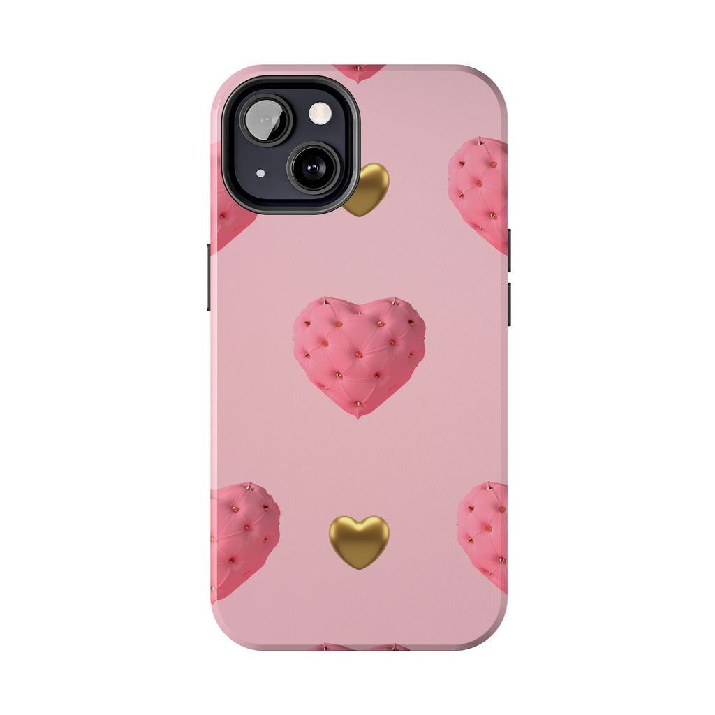 Heart of Gold Pink Phone Case (Apple & Android)
