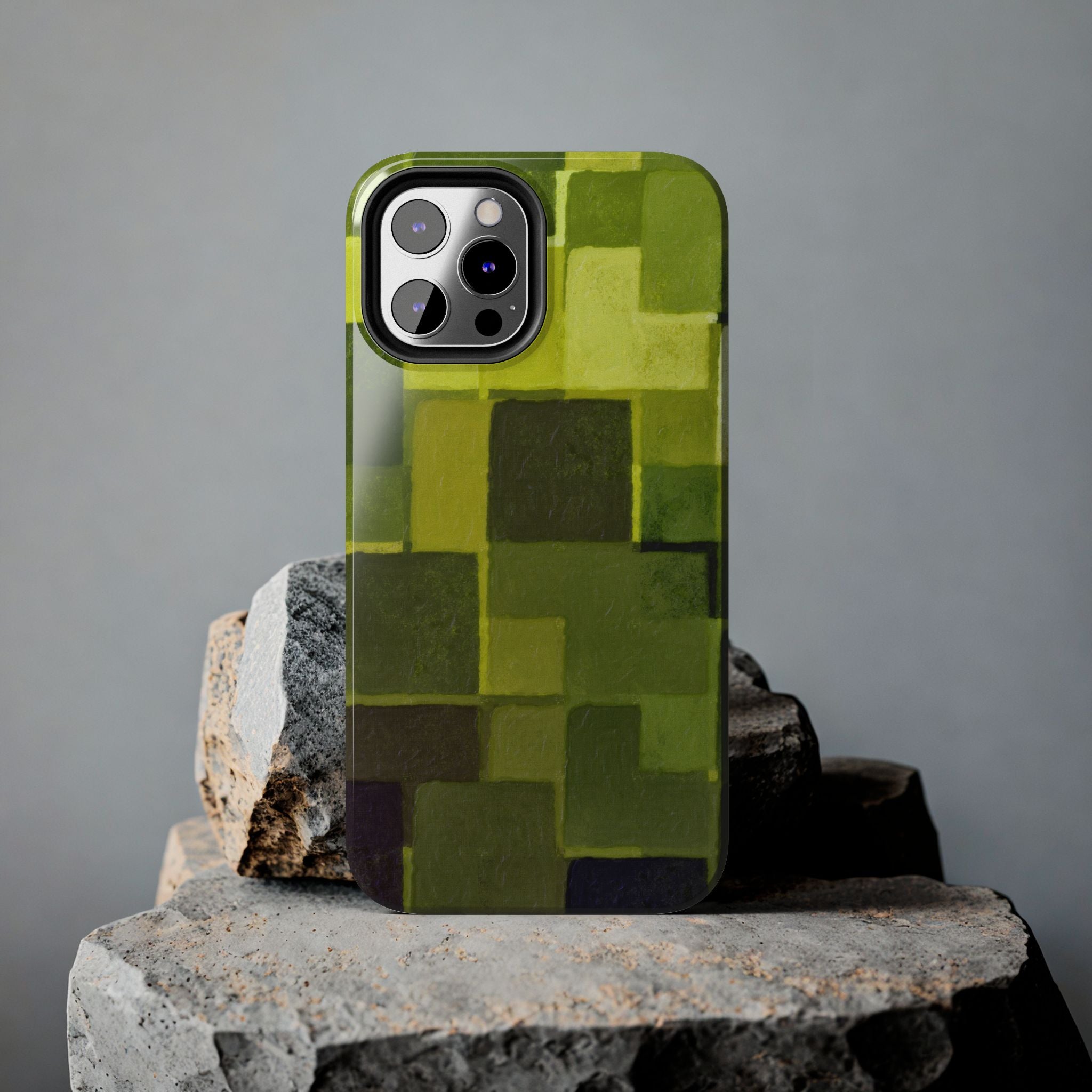 Chartreuse Patchwork Phone Case (Apple & Android)