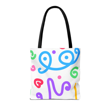 Colorful Doodles Tote Bag