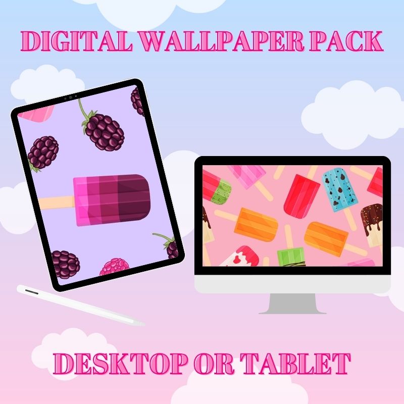 Summer Popsicles Wallpaper Pack