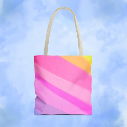 Blurred Rainbow Sectrum Tote Bag