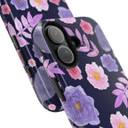 Purple Florals Phone Case (Apple & Android)