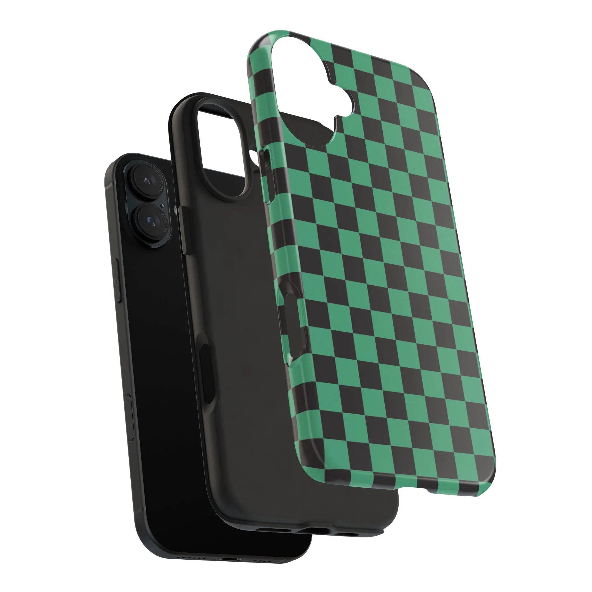Checkered Kimono Tough Phone Case (Apple & Android) - Pink Sweetheart