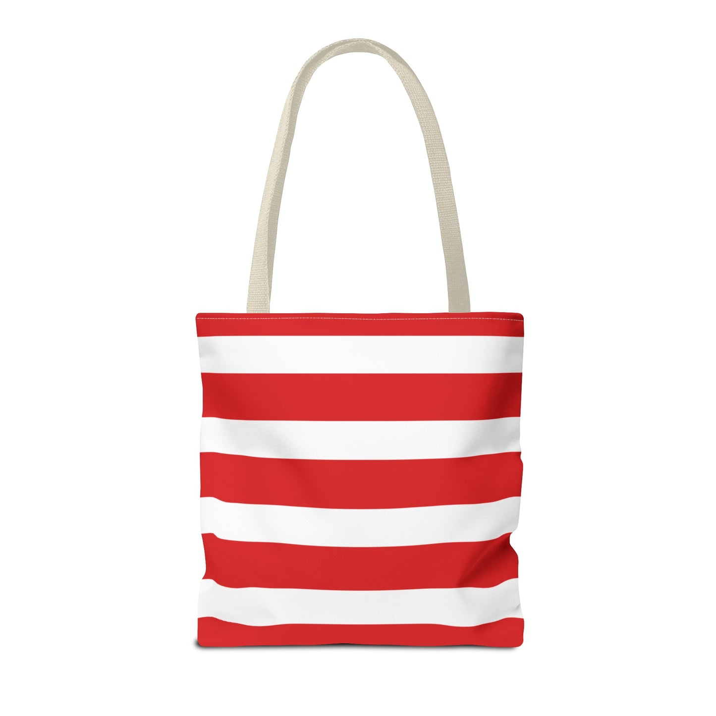 Red & White Peppermint Tote Bag