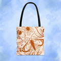 Autumn Butterfly Floral Tote Bag - Pink Sweetheart