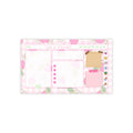 Blooming Strawberries Sticky Note Pad - Pink Sweetheart