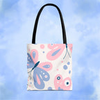 Pastel Butterlies Tote Bag