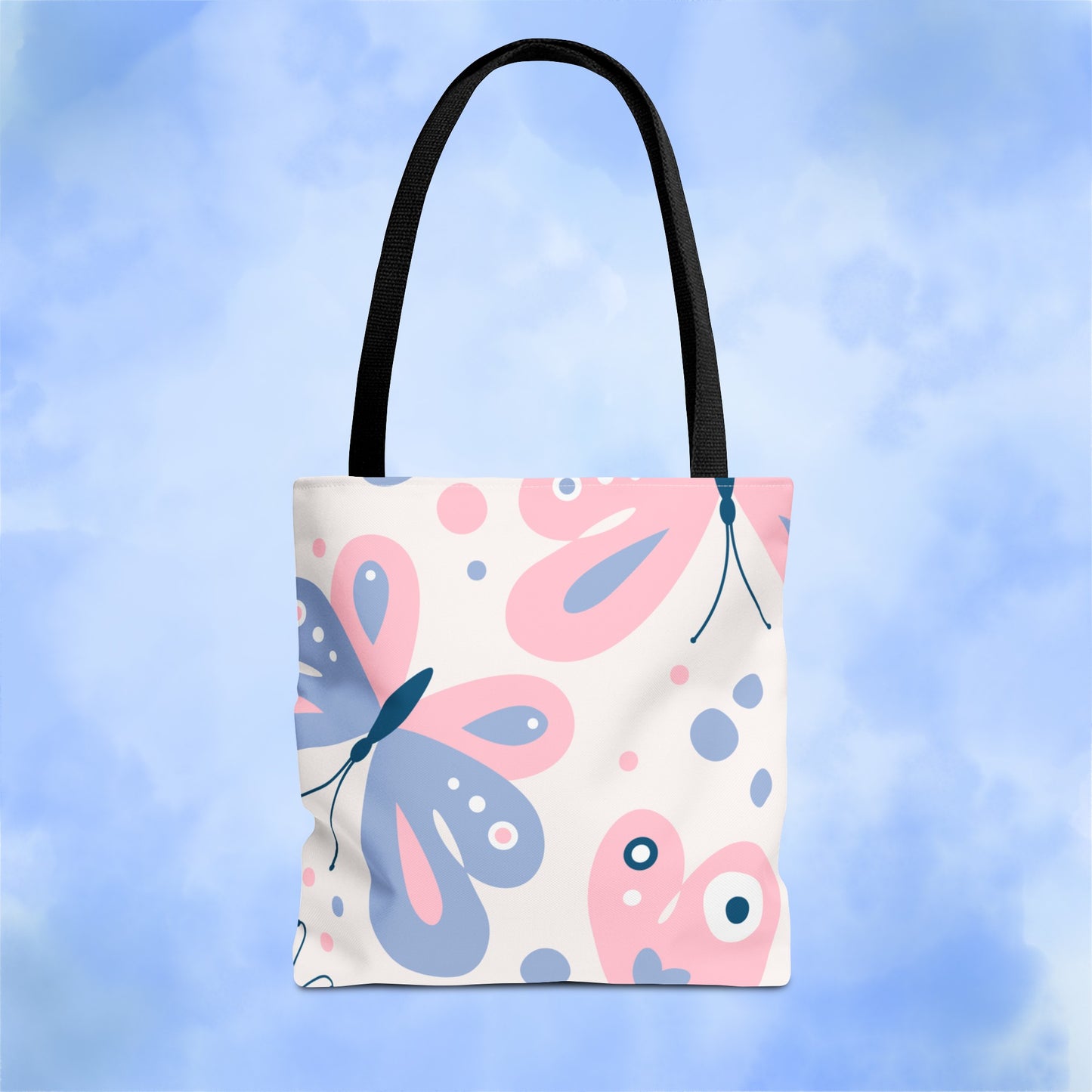 Pastel Butterlies Tote Bag