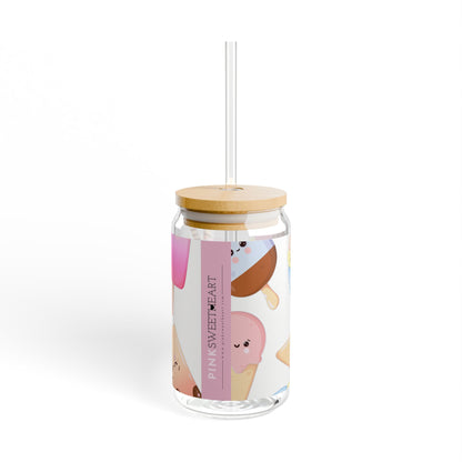 Kawaii Treats Sipper Glass, 16oz