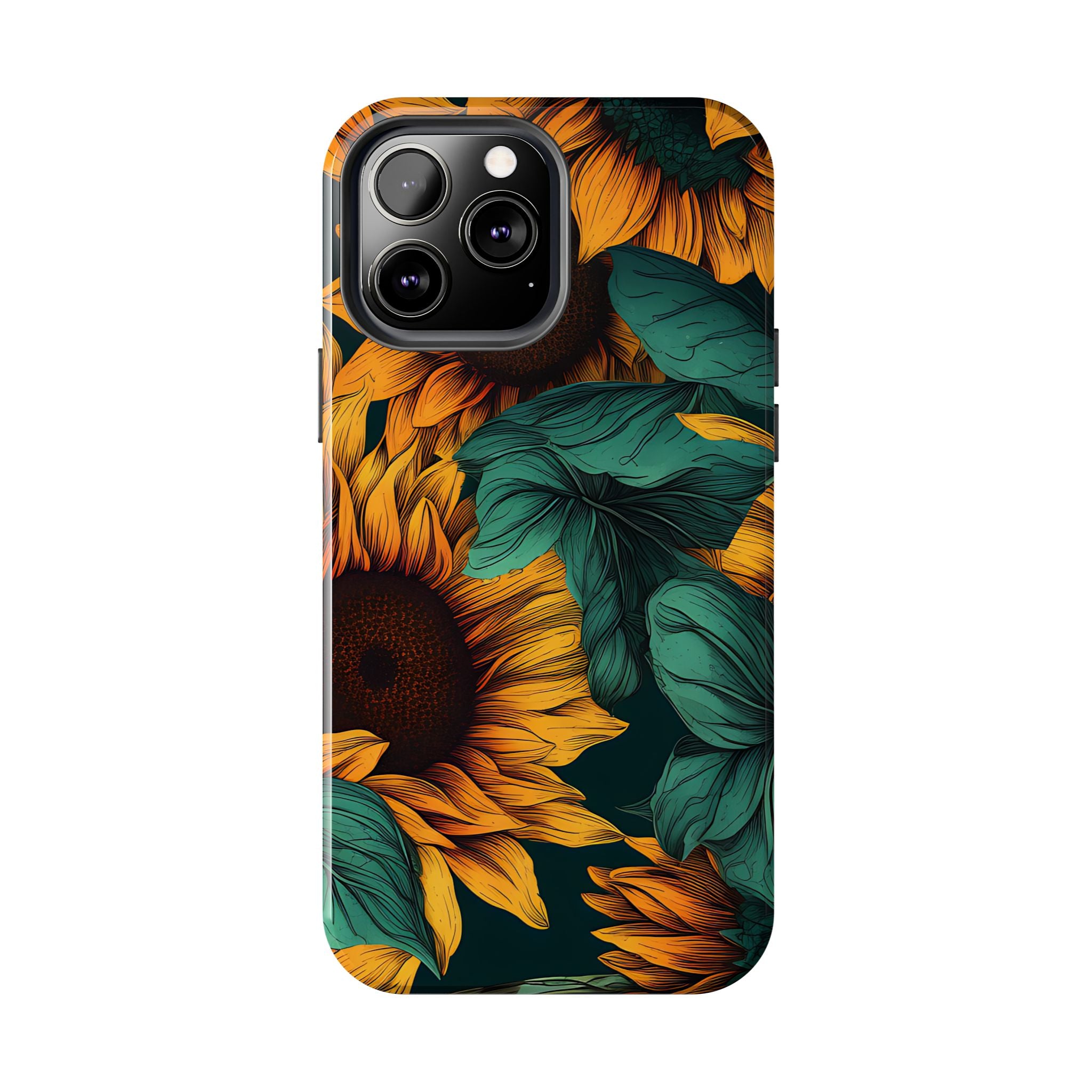 Dark Sunflower Phone Case (Apple & Android)