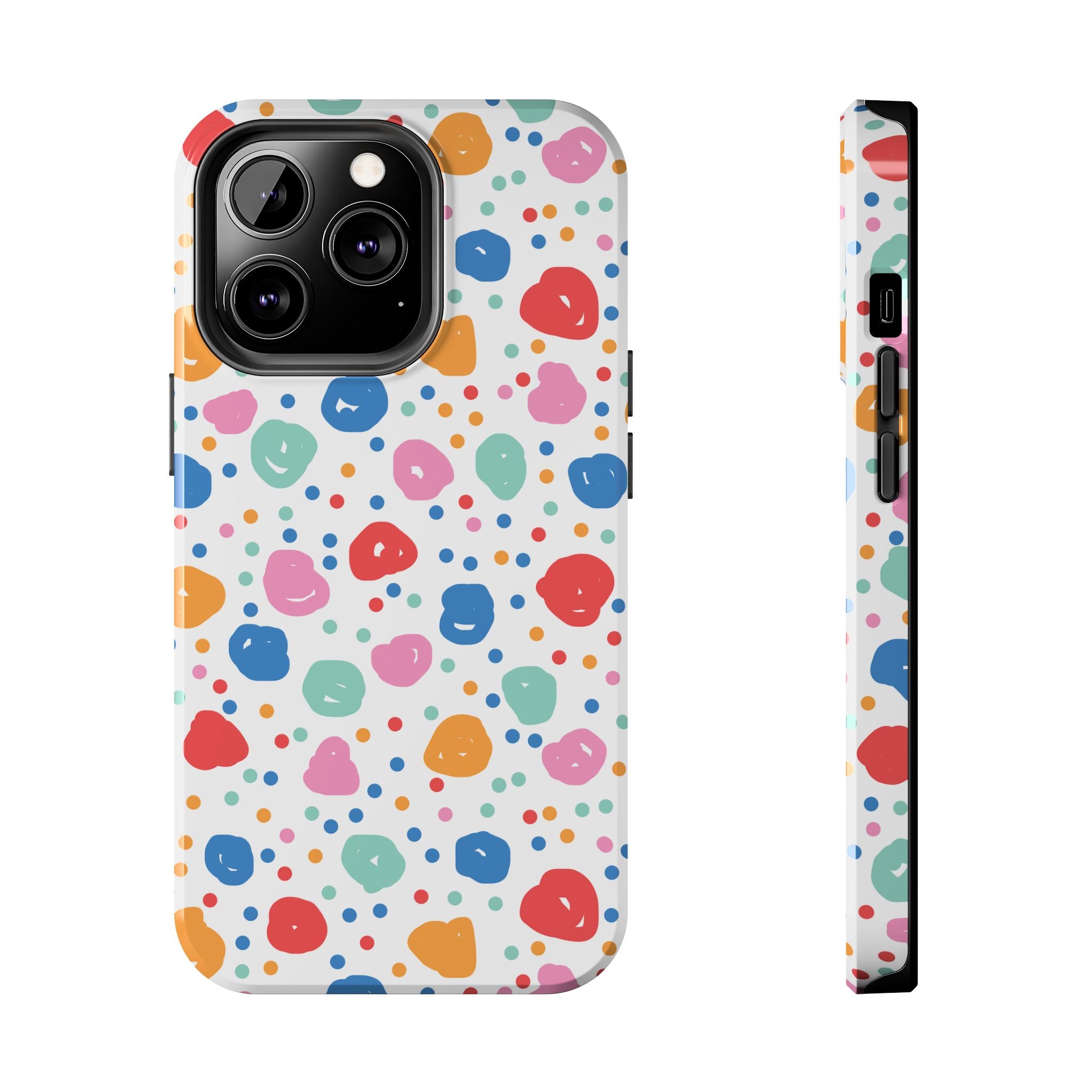 Seamless Hand Drawn Polka Phone Case (Apple & Android)