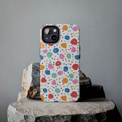 Seamless Hand Drawn Polka Phone Case