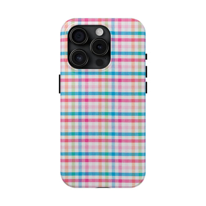 Checked Pattern Phone Case