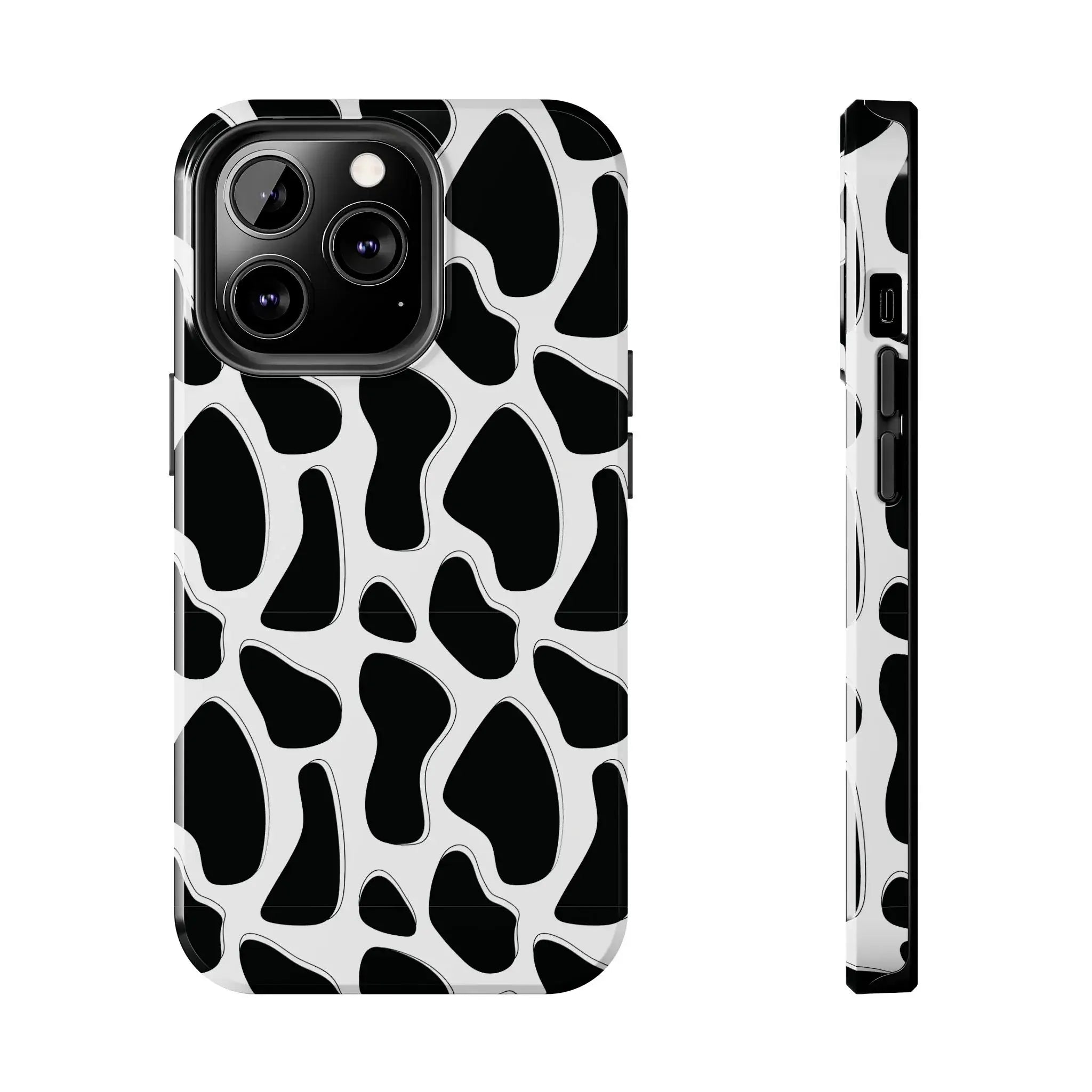Spotted Animal Print Phone Case (Apple & Android) - Pink Sweetheart