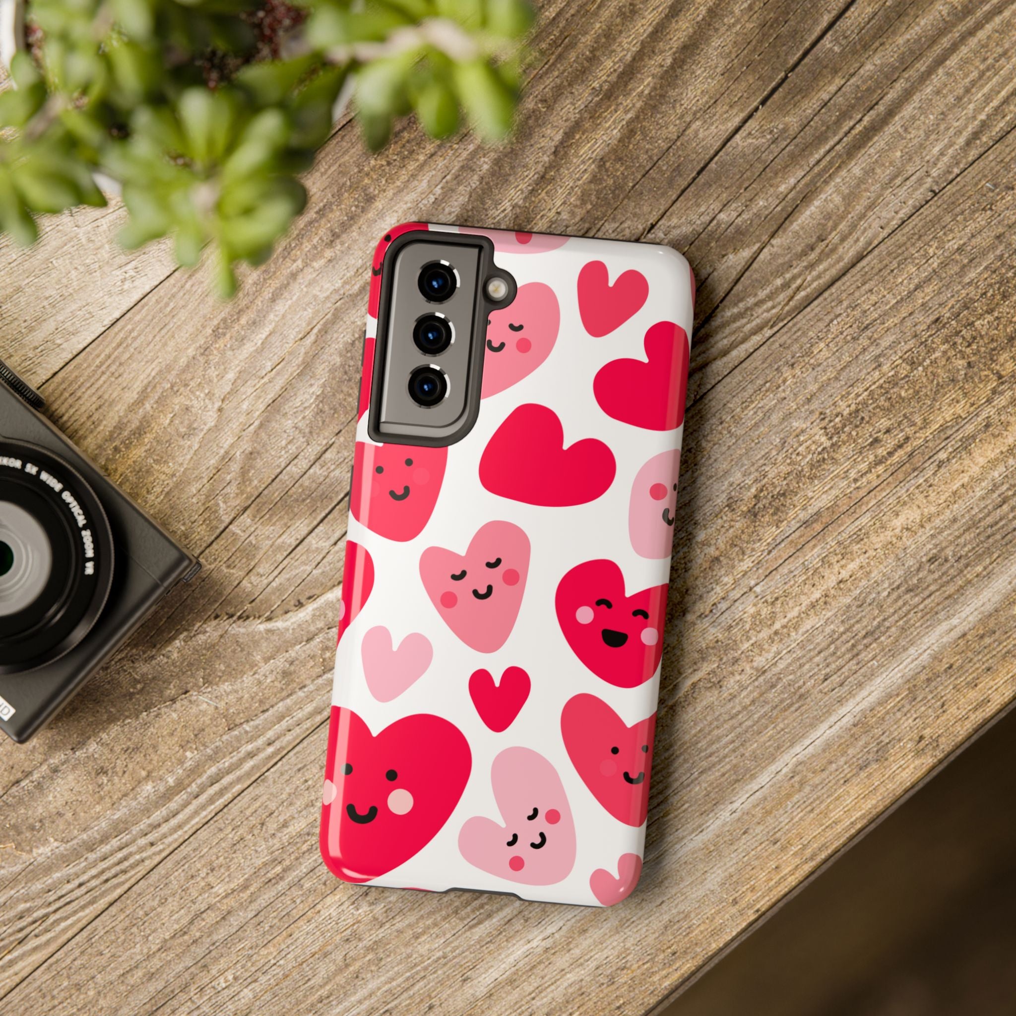 Happy Hearts Phone Case (Apple & Android)