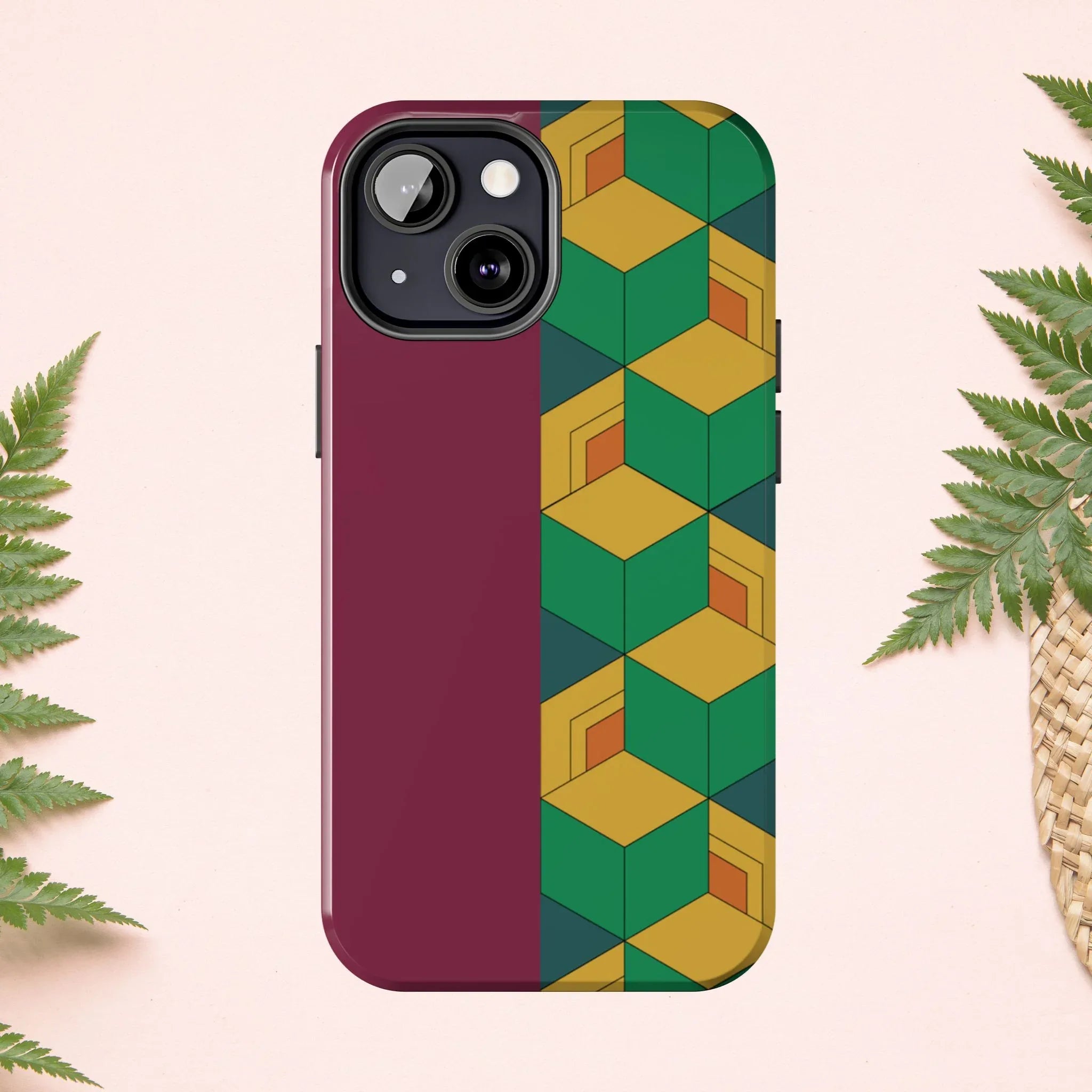 Brotherly Split Kimono Tough Phone Case (Apple & Android) - Pink Sweetheart