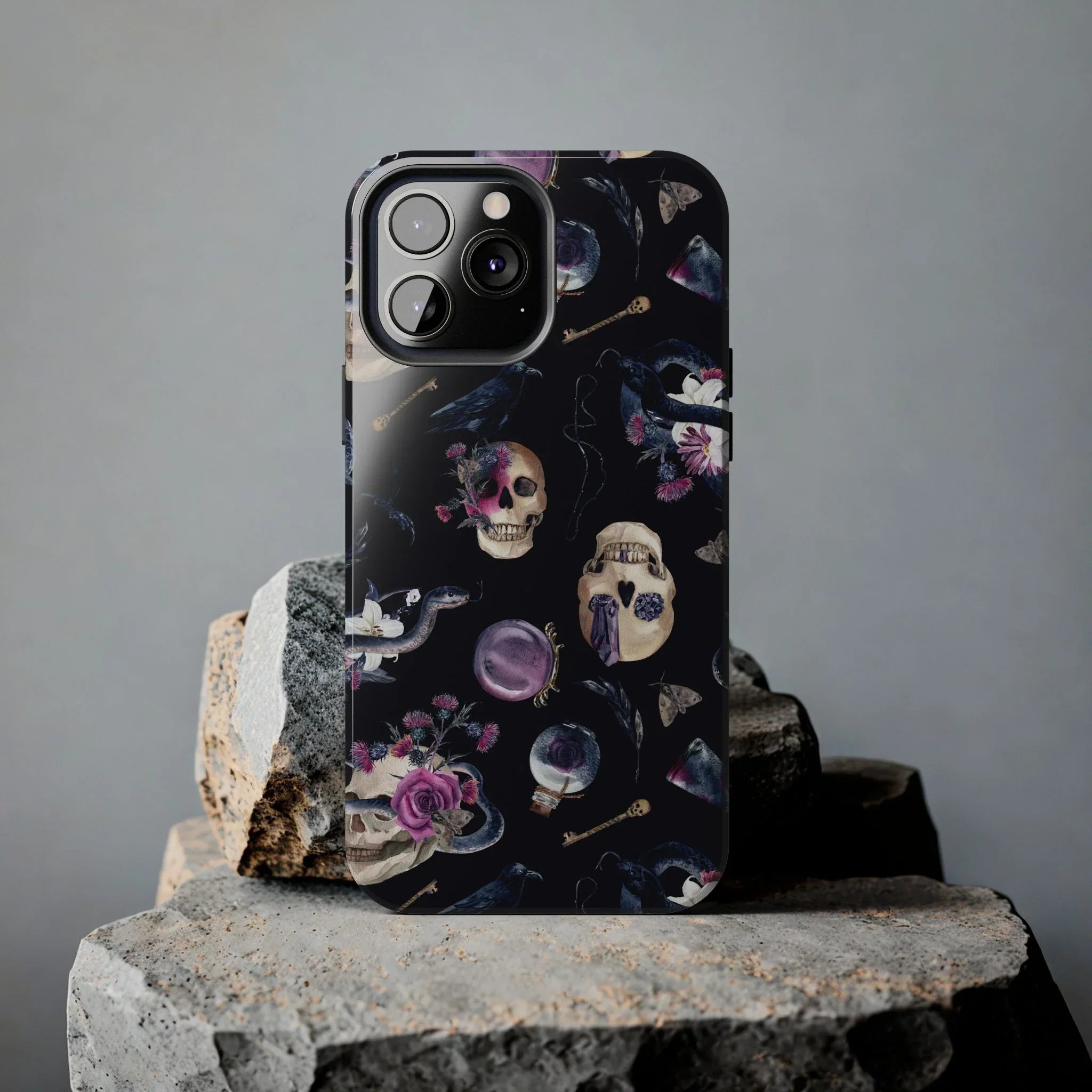 Gothic Witch Spells Phone Case (Apple & Android) - Pink Sweetheart