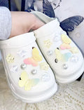 Pastel Butterfly Clog Charms Set - Pink Sweetheart