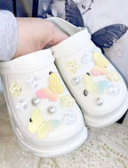 Pastel Butterfly Clog Charms Set
