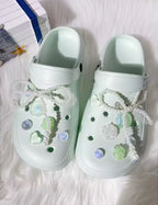 Pistachio Mint Clog Charms Set