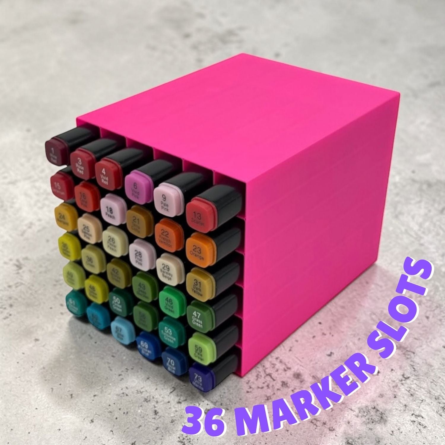 Marker Storage Organizer Grid