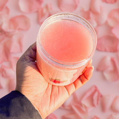 Pink Rose Petals Slushie Sugar Scrub