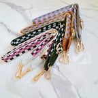 Checkered Crossbody Phone Lanyard - Pink Sweetheart