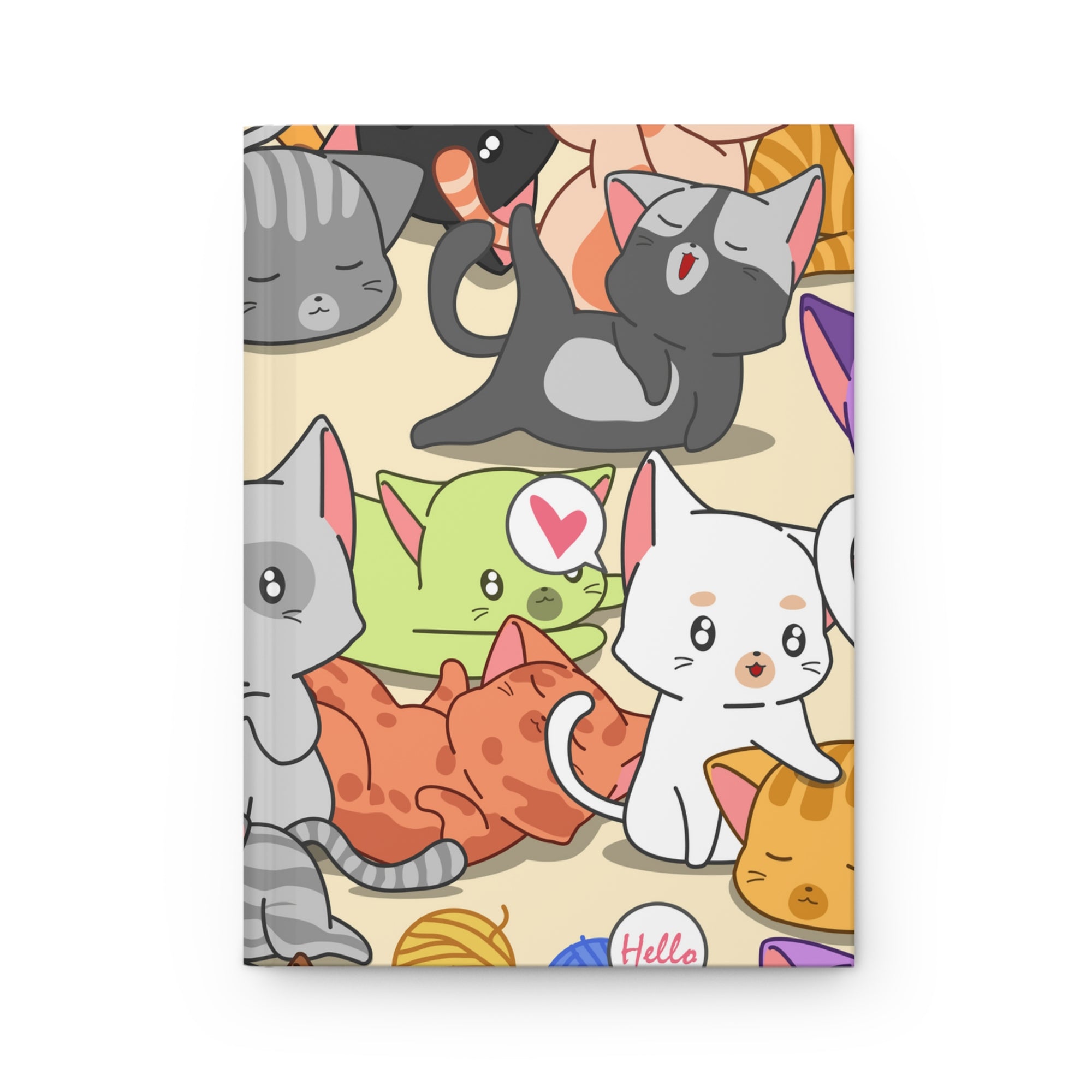 Kitty Playhouse Hardcover Matte Journal