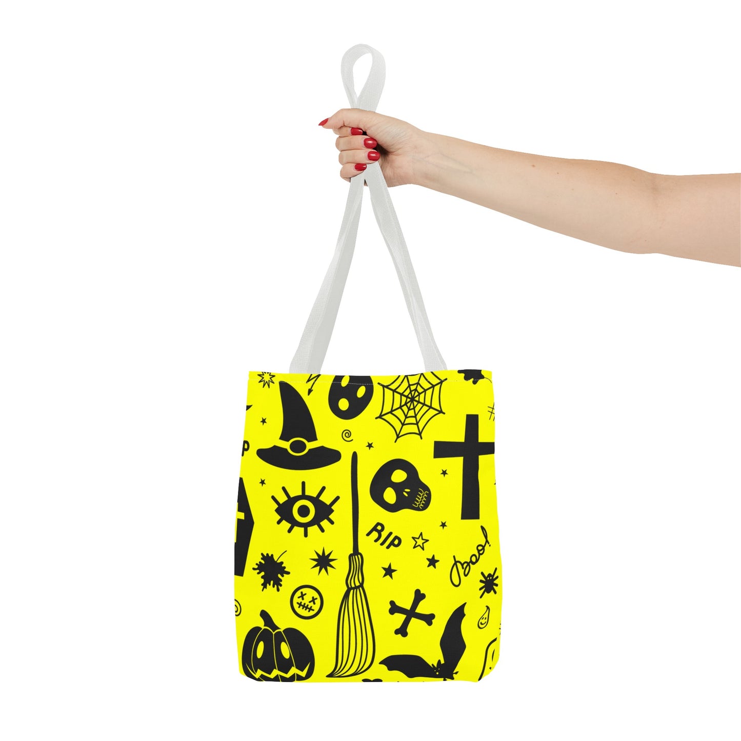 Spooky Neon Halloween Tote Bag