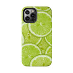 Green Citrus Lime Phone Case (Apple & Android) - Pink Sweetheart