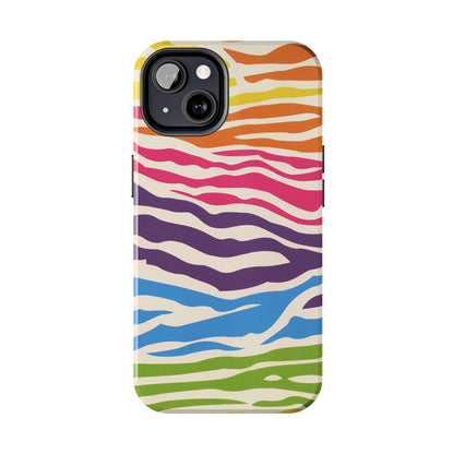 Rainbow Zebra Phone Case