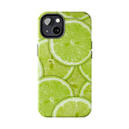 Green Citrus Lime Phone Case (Apple & Android) - Pink Sweetheart