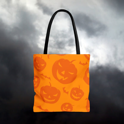 Orange Halloween Tote Bag