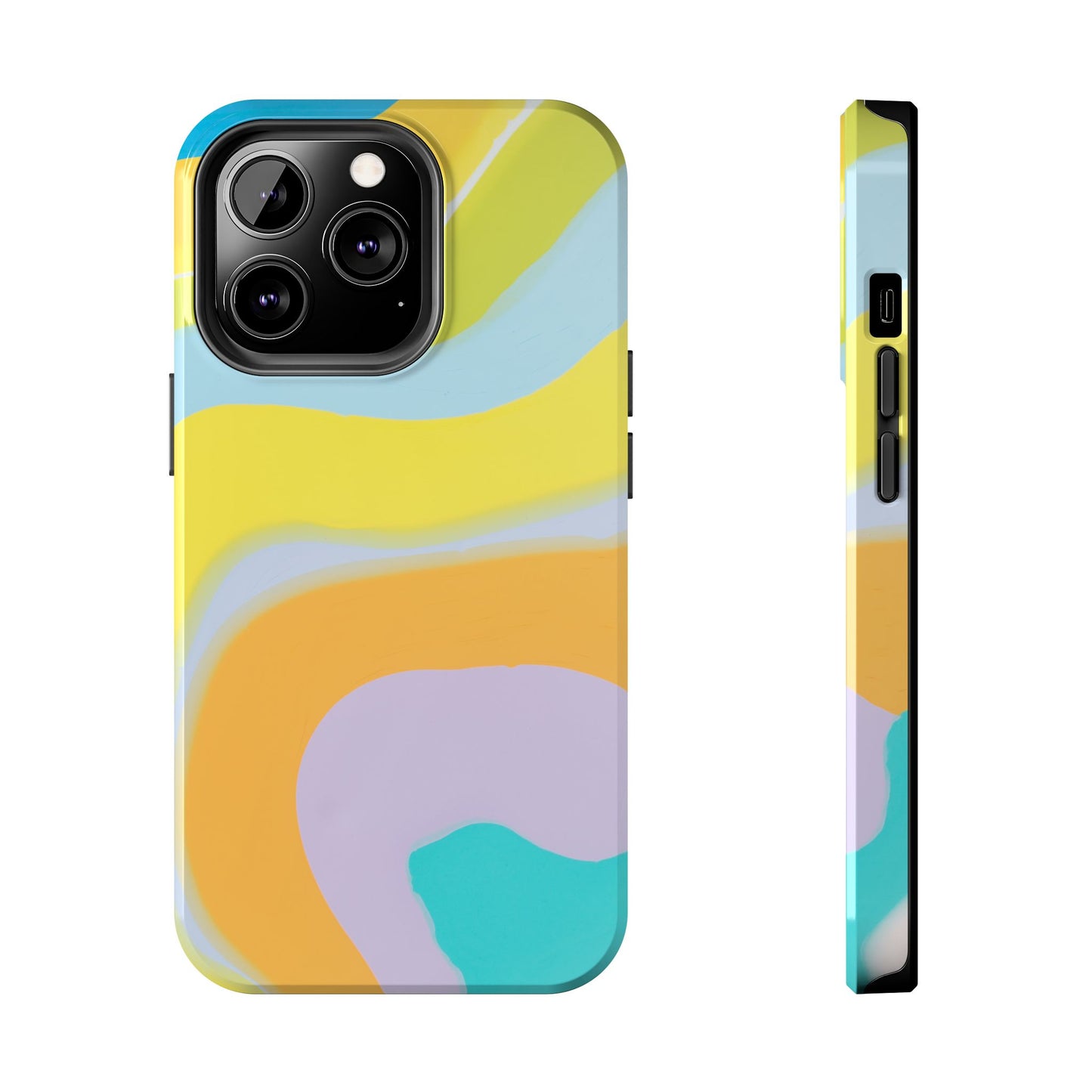 Colorful Pastel Marble Pattern Phone Case