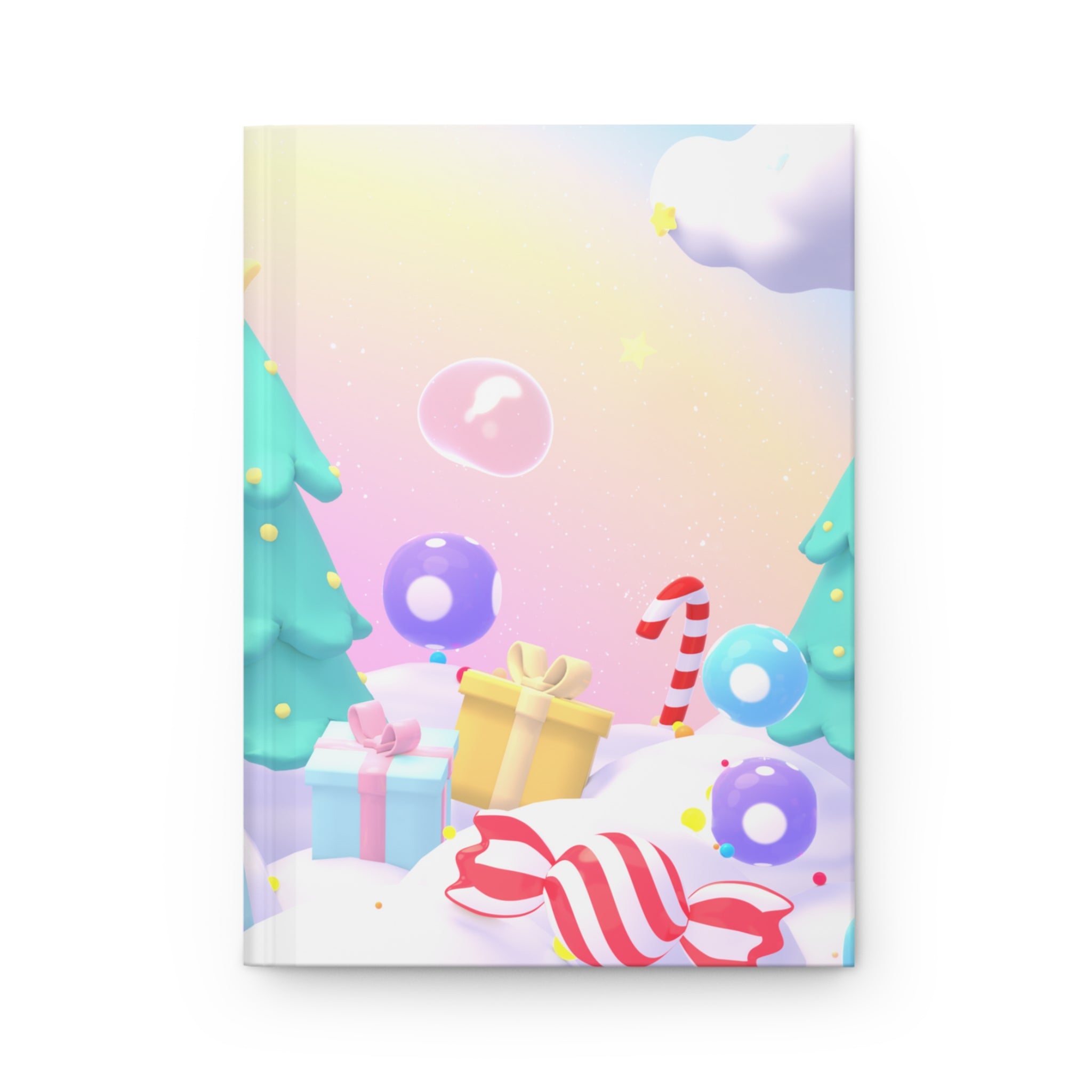 Kawaii Christmas Hardcover Matte Journal