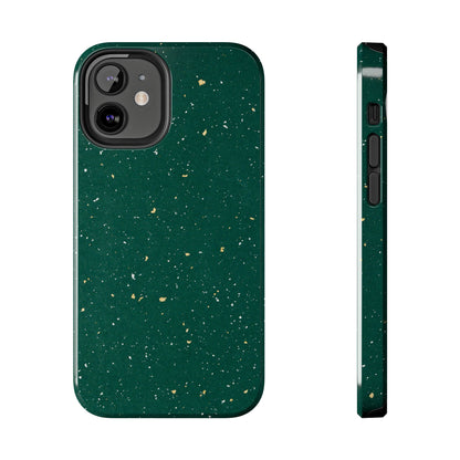 Emerald Gold Flecked Phone Case