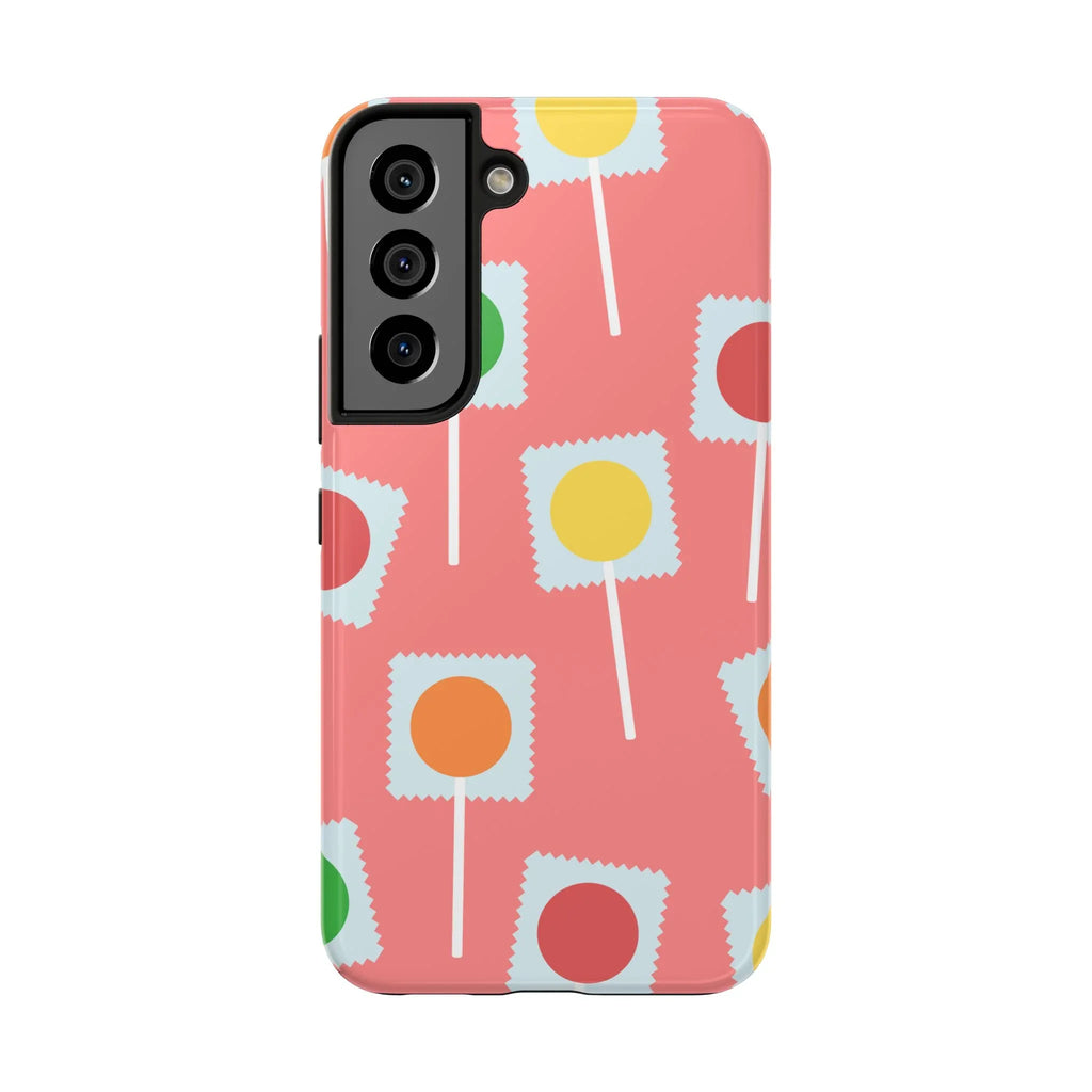 Lollipop Candy Phone Case (Apple & Android) - Pink Sweetheart