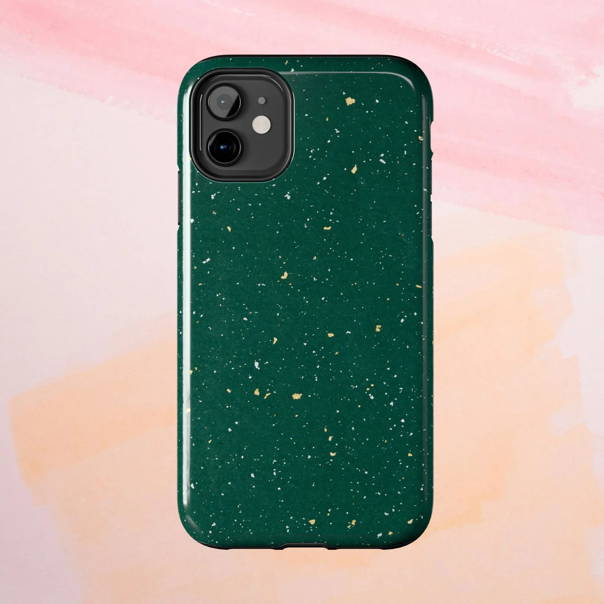 Emerald Gold Flecked Phone Case (Apple & Android) - Pink Sweetheart