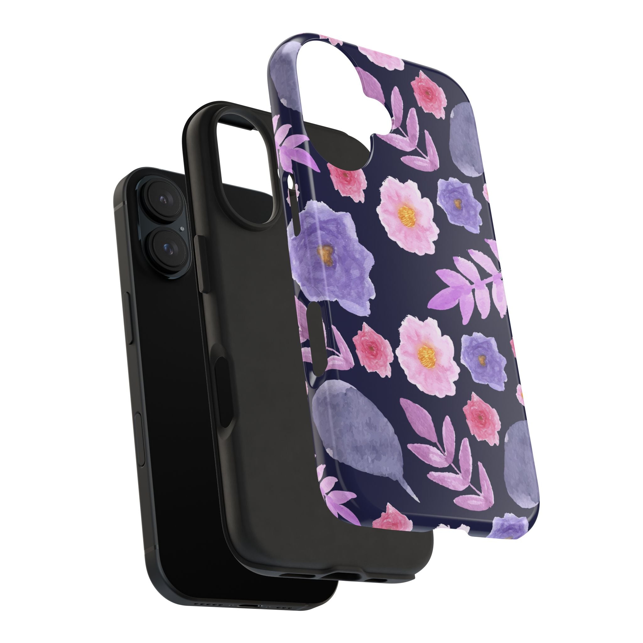 Purple Florals Phone Case (Apple & Android)