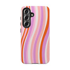 Wave Nostalgia Phone Case (Apple & Android) - Pink Sweetheart