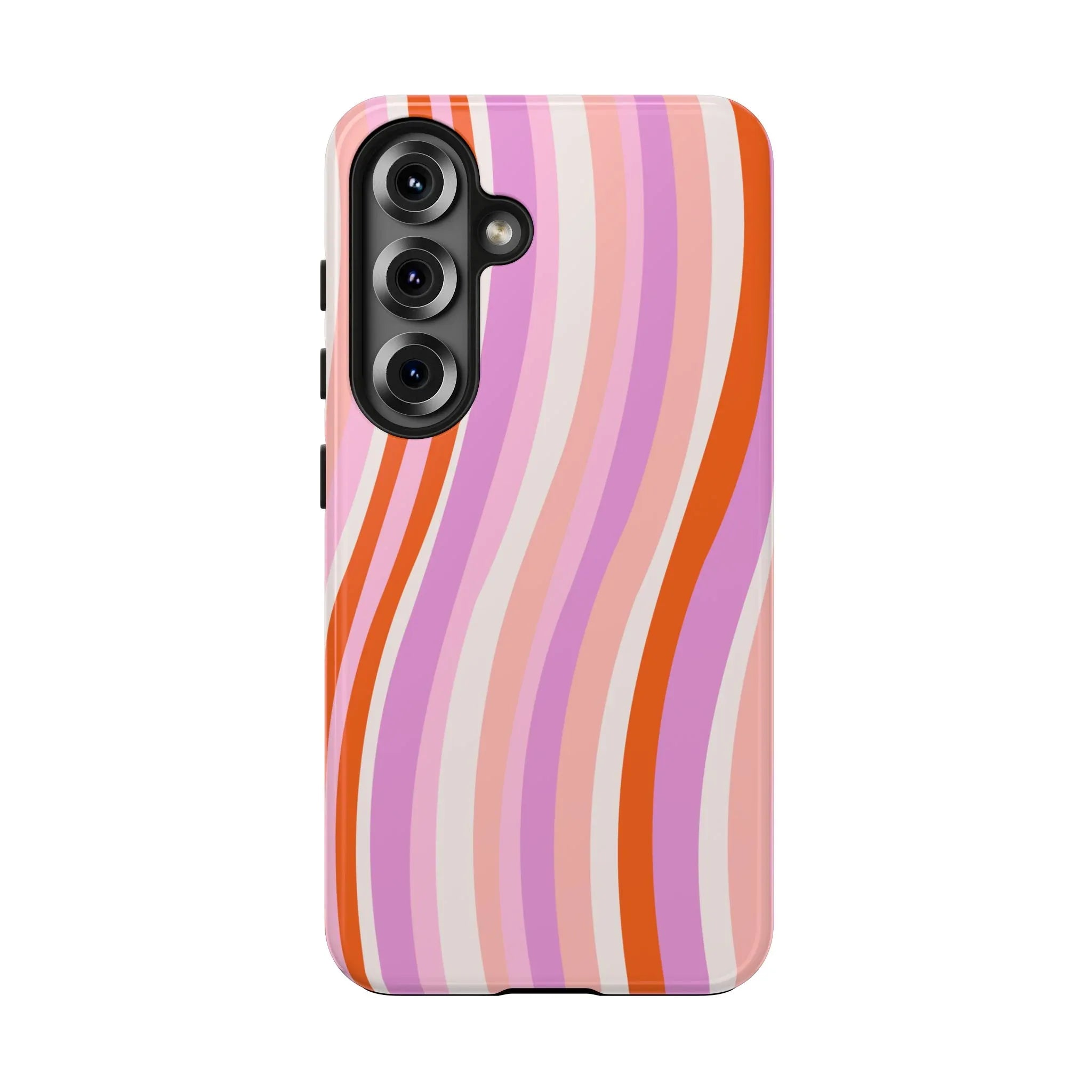 Wave Nostalgia Phone Case (Apple & Android) - Pink Sweetheart