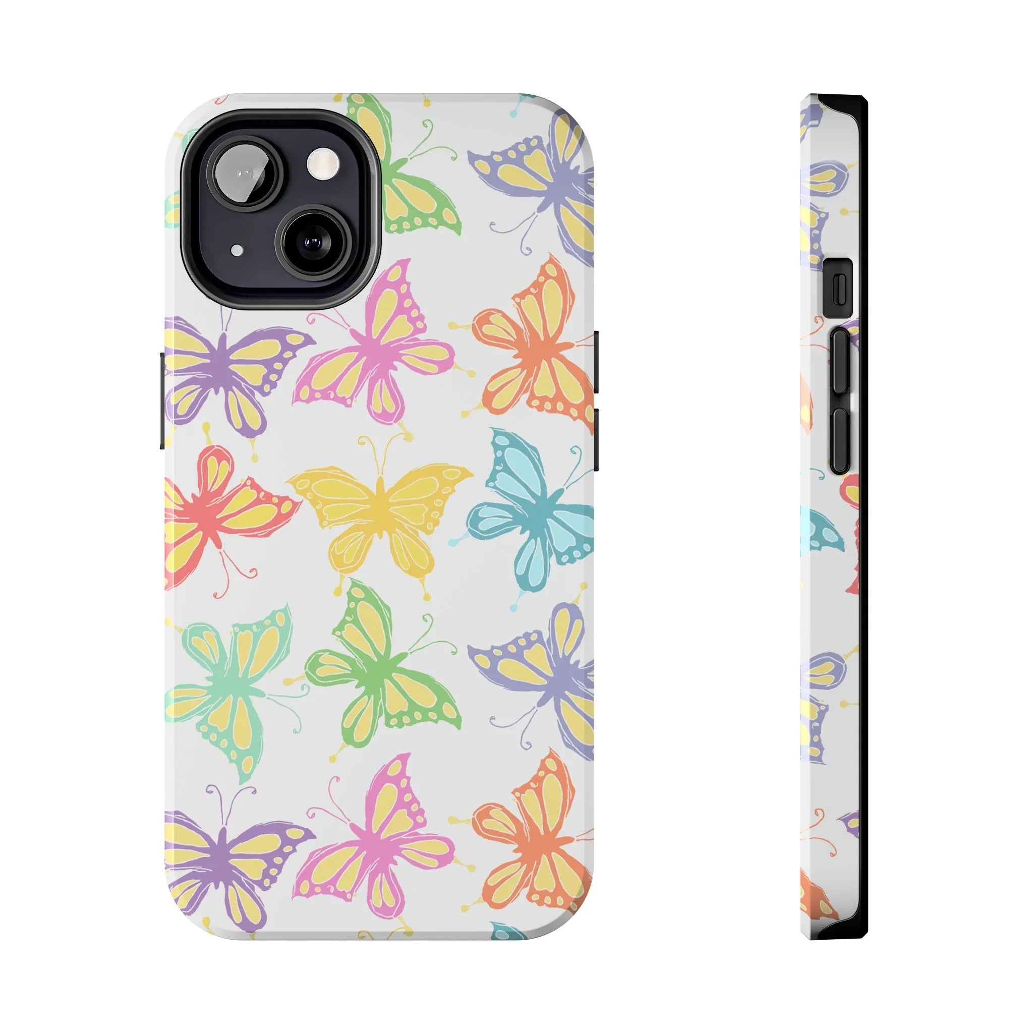 Busy Butterflies Phone Case (Apple & Android) - Pink Sweetheart