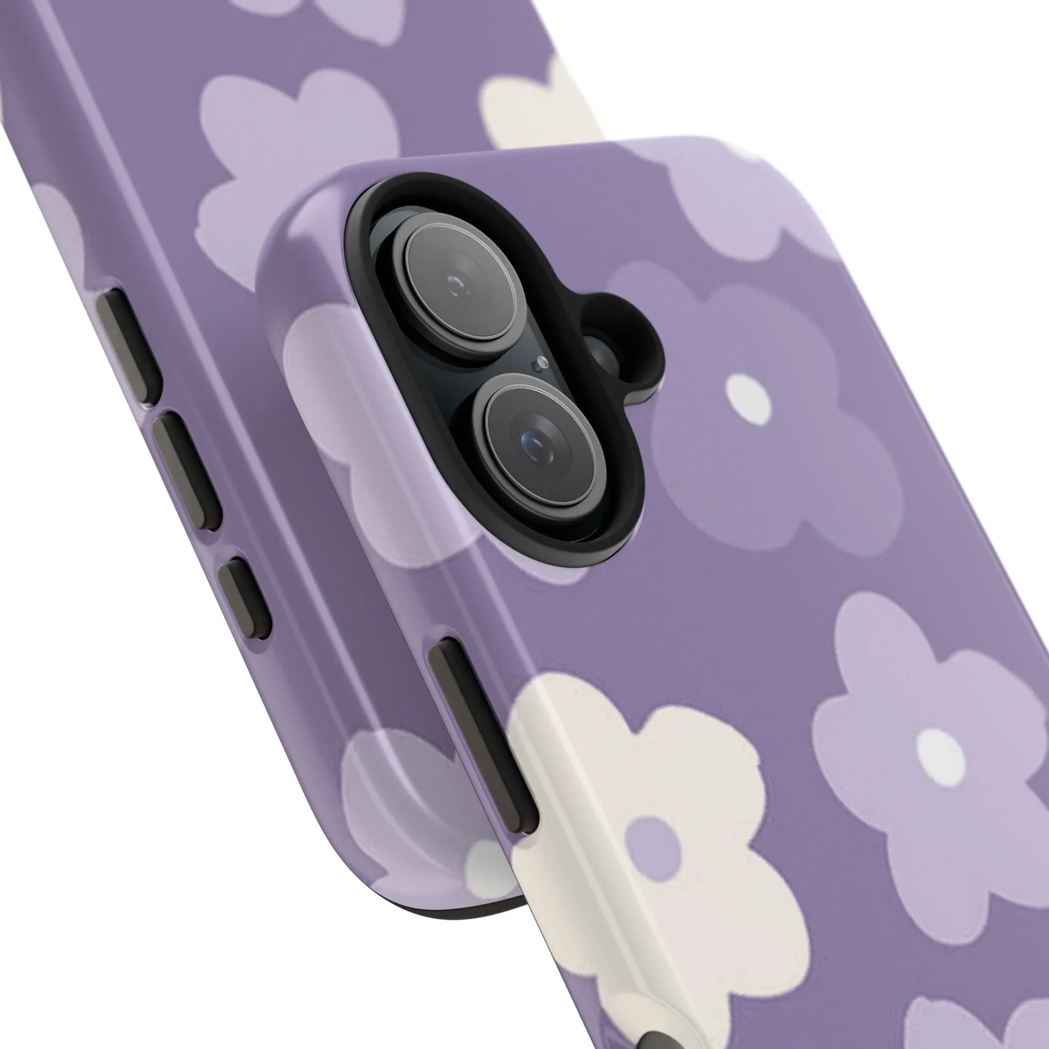 Pastel Purple Flowers Phone Case (Apple & Android) - Pink Sweetheart