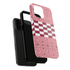 Geometric Kimono Tough Phone Case (Apple & Android) - Pink Sweetheart