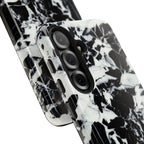 Black & White Shattered Phone Case (Apple & Android) - Pink Sweetheart