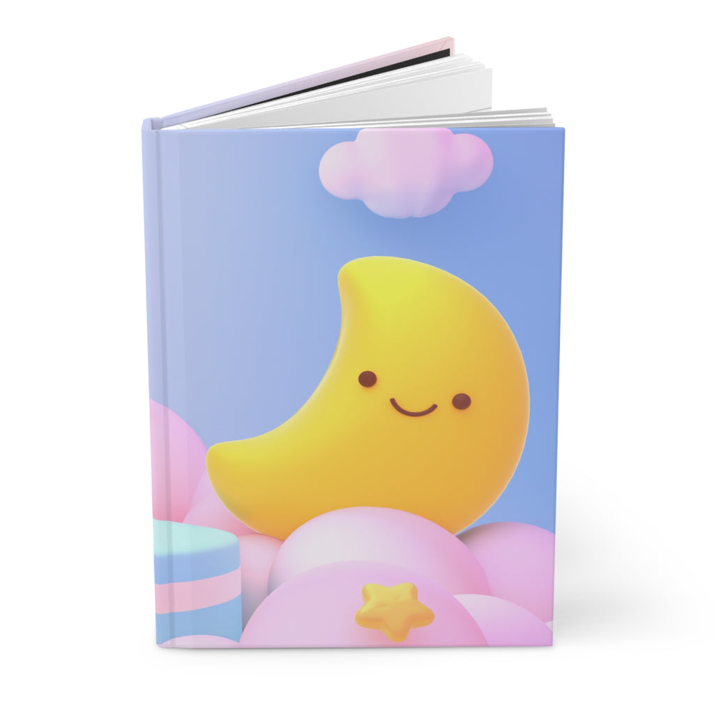 Sleepy Little Moon Hardcover Matte Journal